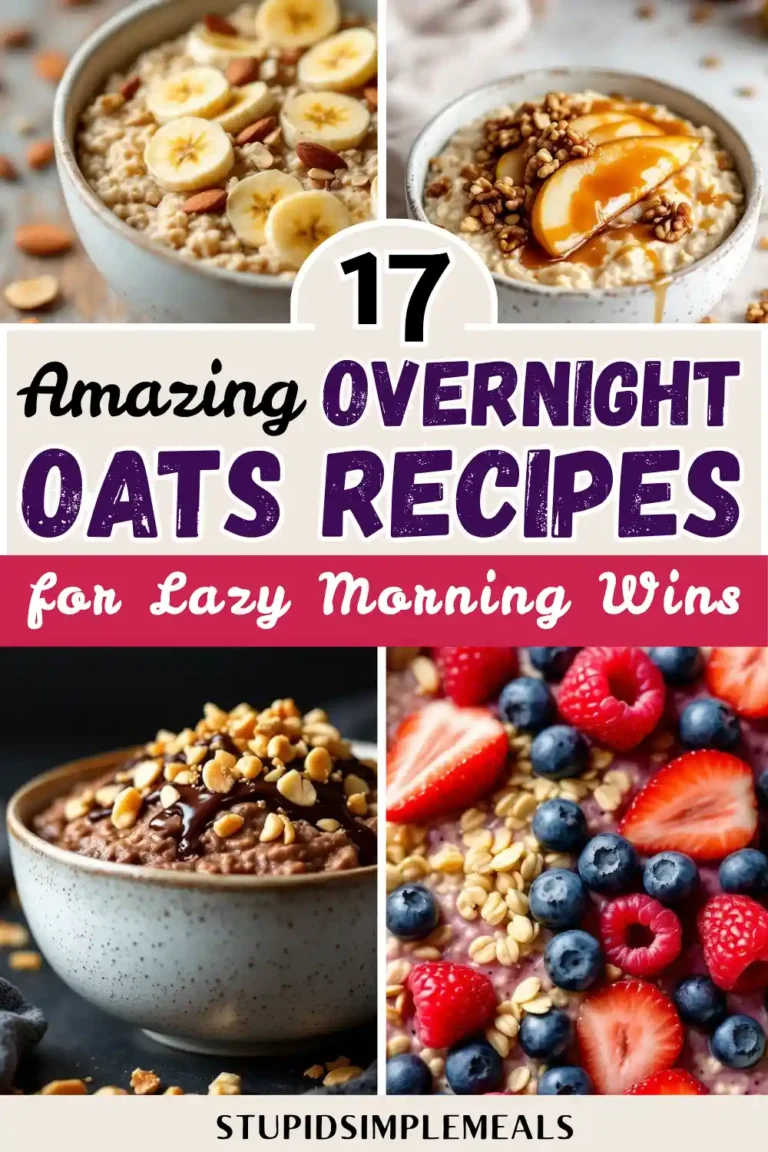 17 Stupid Simple Overnight Oats Recipes for Effortless Mornings