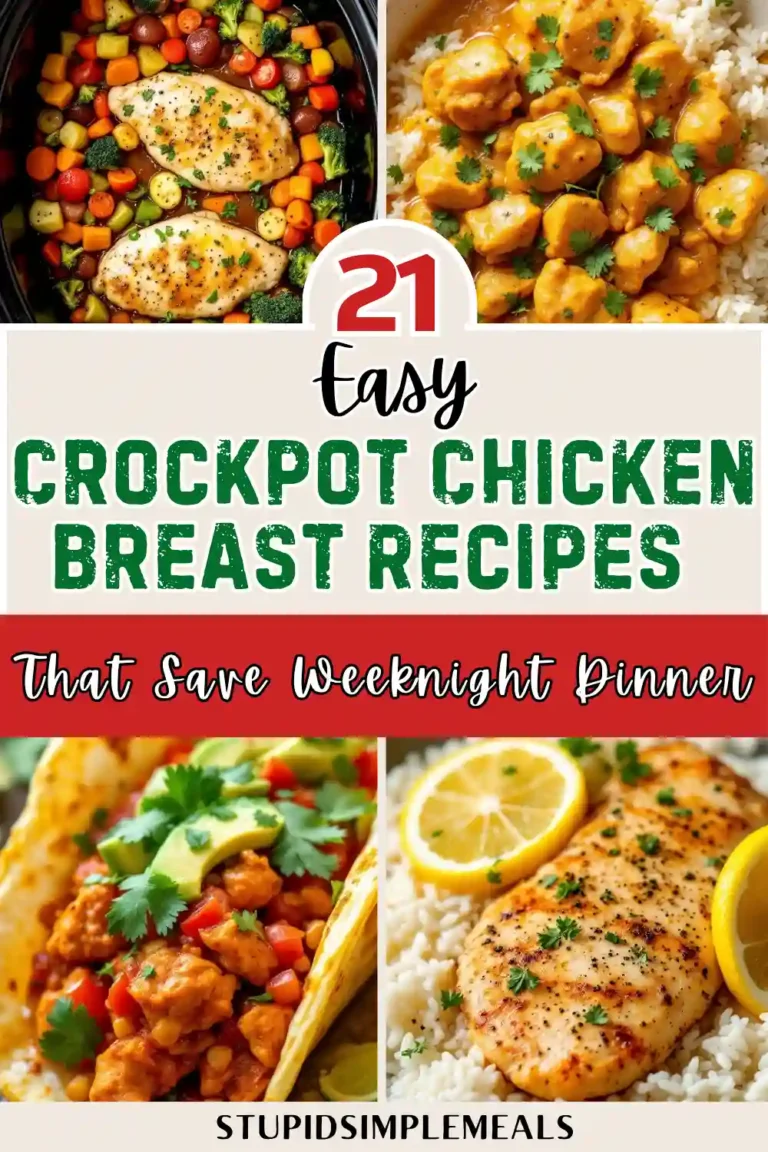 21 Super Quick Crockpot Chicken Breast Recipes for Easy Meals