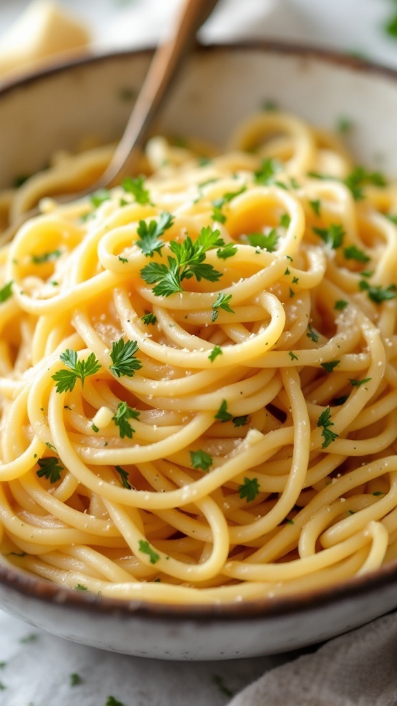 Creamy Garlic Parmesan Pasta