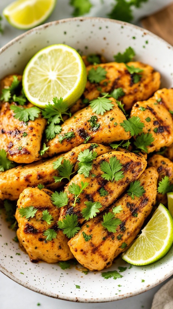 Spicy cilantro lime chicken