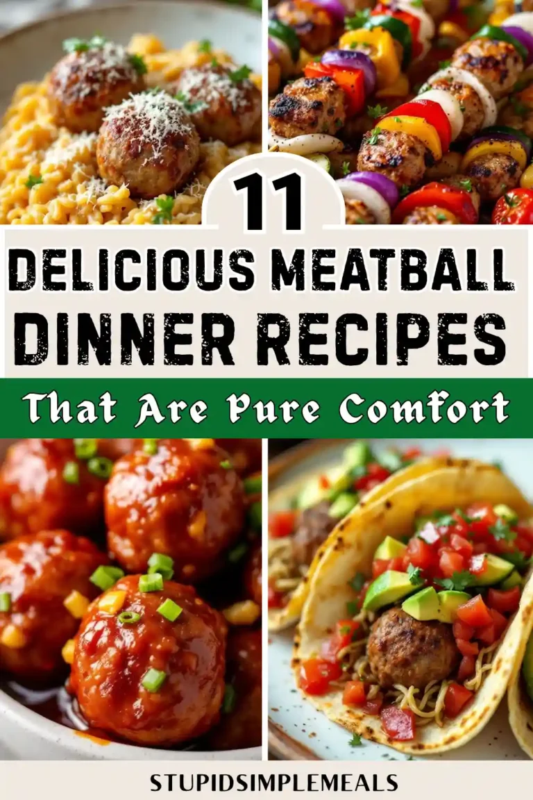 11 Delicious Meatball Dinner Recipes to Satisfy Your Cravings