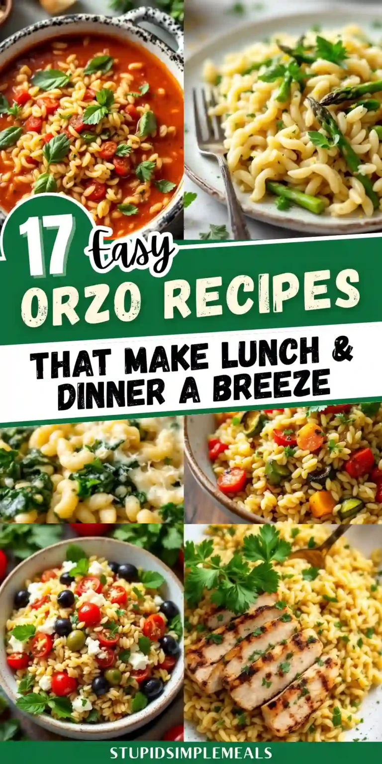 17 Easy Orzo Recipes for Quick Lunches and Dinners