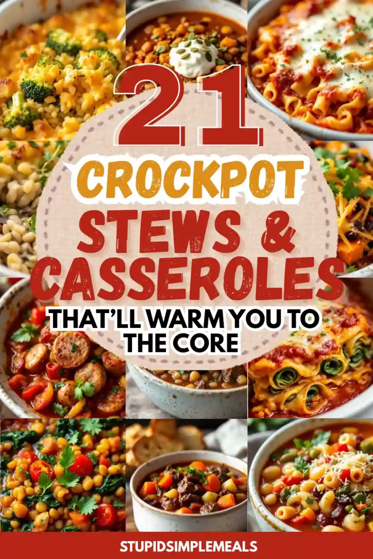 21 Delicious Crockpot Stew and Casserole Recipes for Easy Dinners
