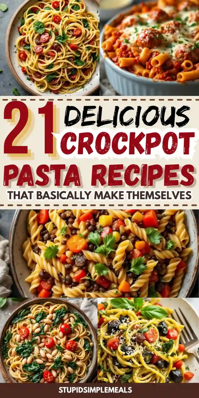 21 Delicious Crockpot Pasta Recipes For Quick Dinners