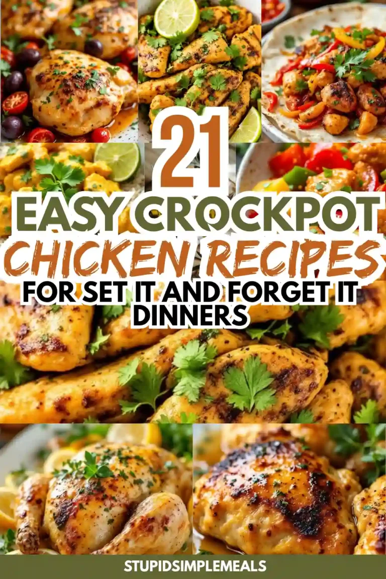 21 Easy and Delicious Crockpot Chicken Recipes