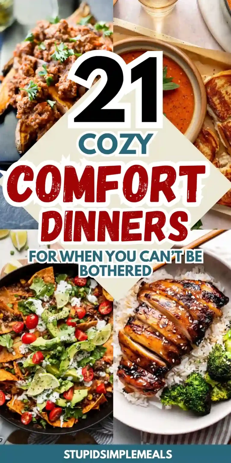 21 Comfort Dinners for Lazy Nights In