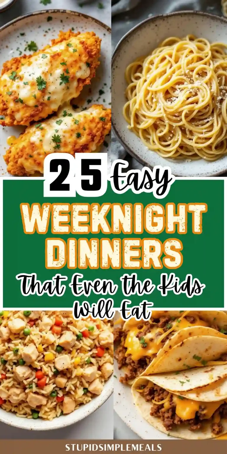 25 Easy Weeknight Dinners Even Your Picky Eater Will Love