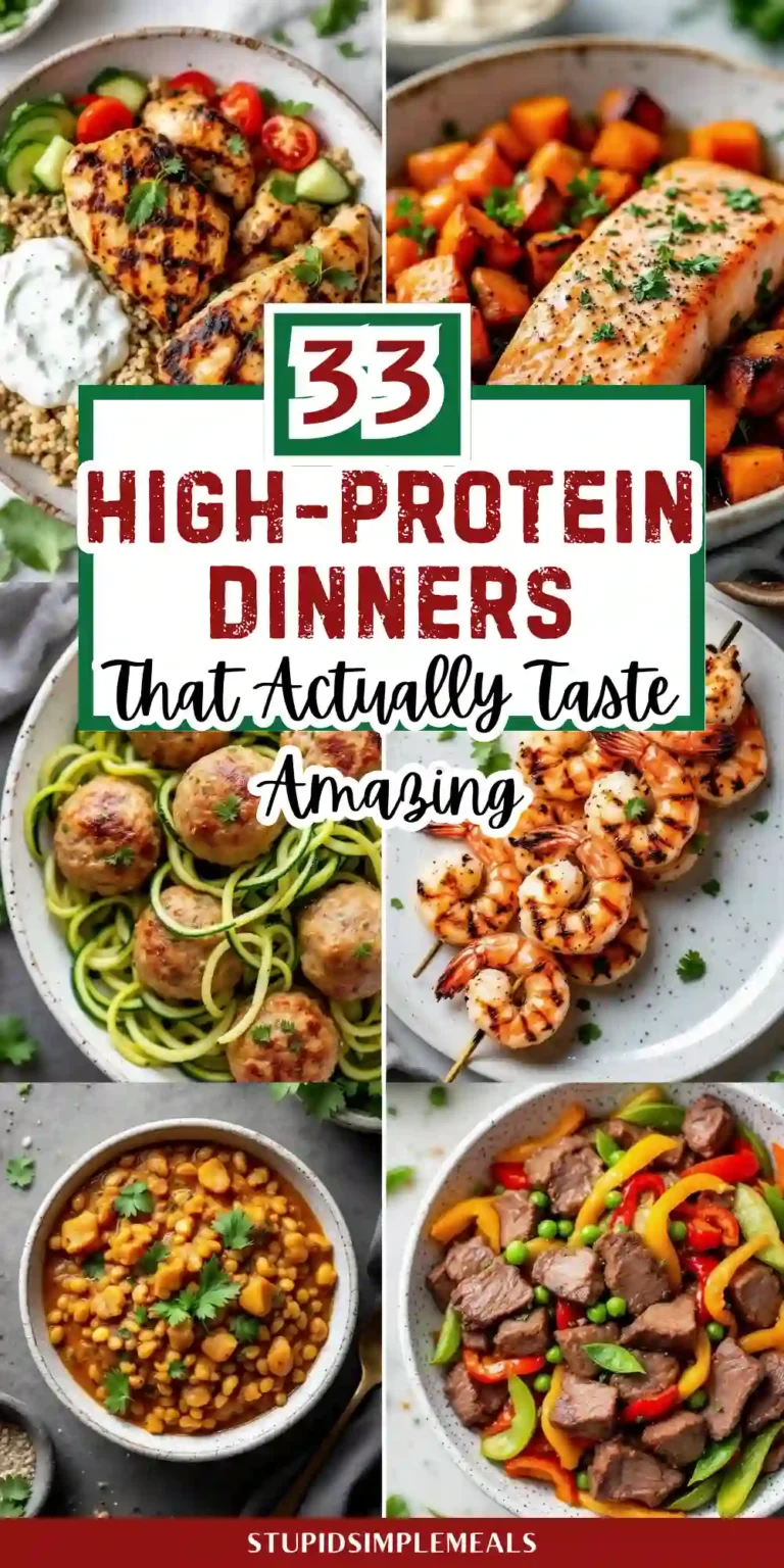 33 High-Protein Dinners