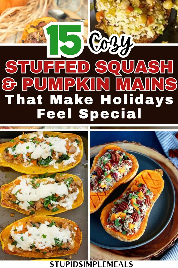 15 Stuffed Squash & Pumpkin Mains for a Cozy Holiday