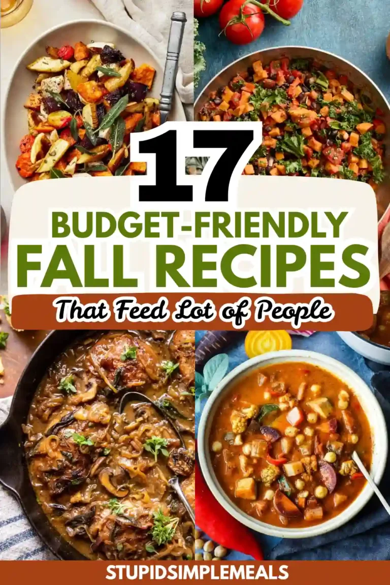 17 Budget Fall Recipes for Big Families