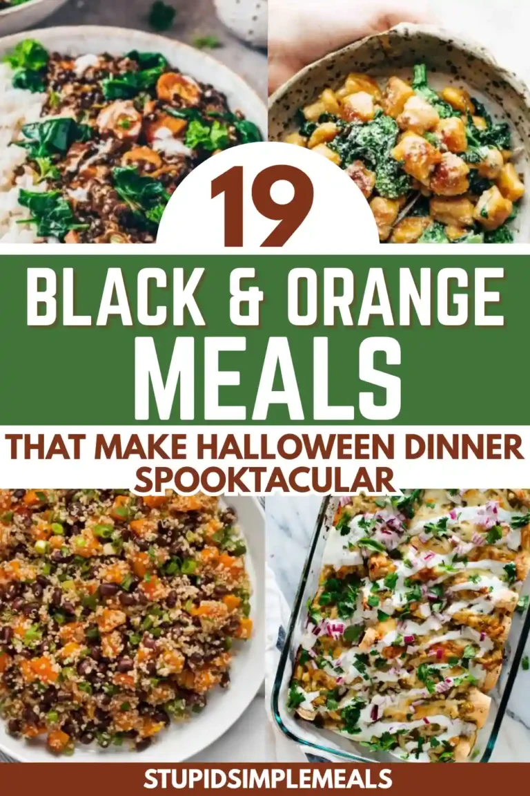 19 Black & Orange Meals Perfect for Halloween Dinner