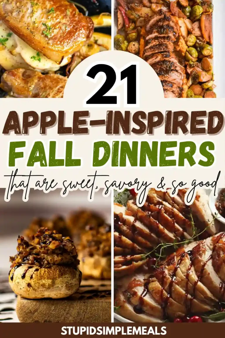 21 Best Apple-Inspired Fall Dinner Ideas