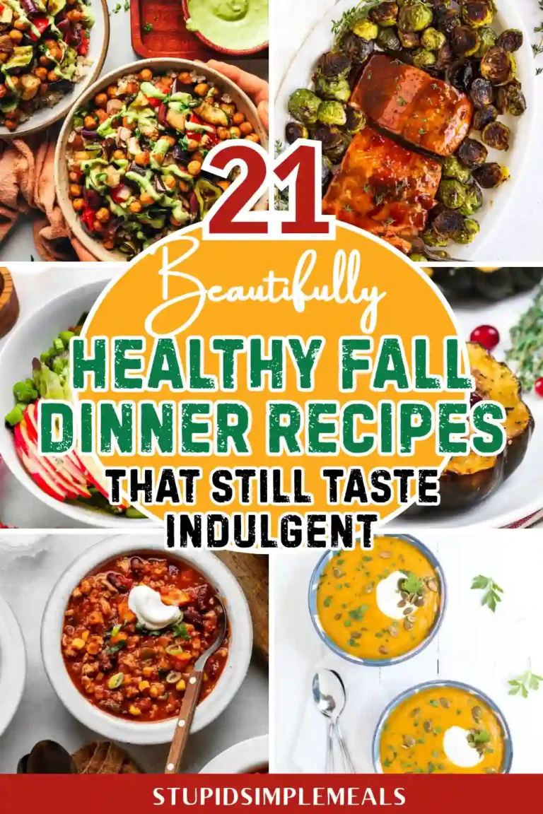 21 Healthy Fall Dinner Recipes