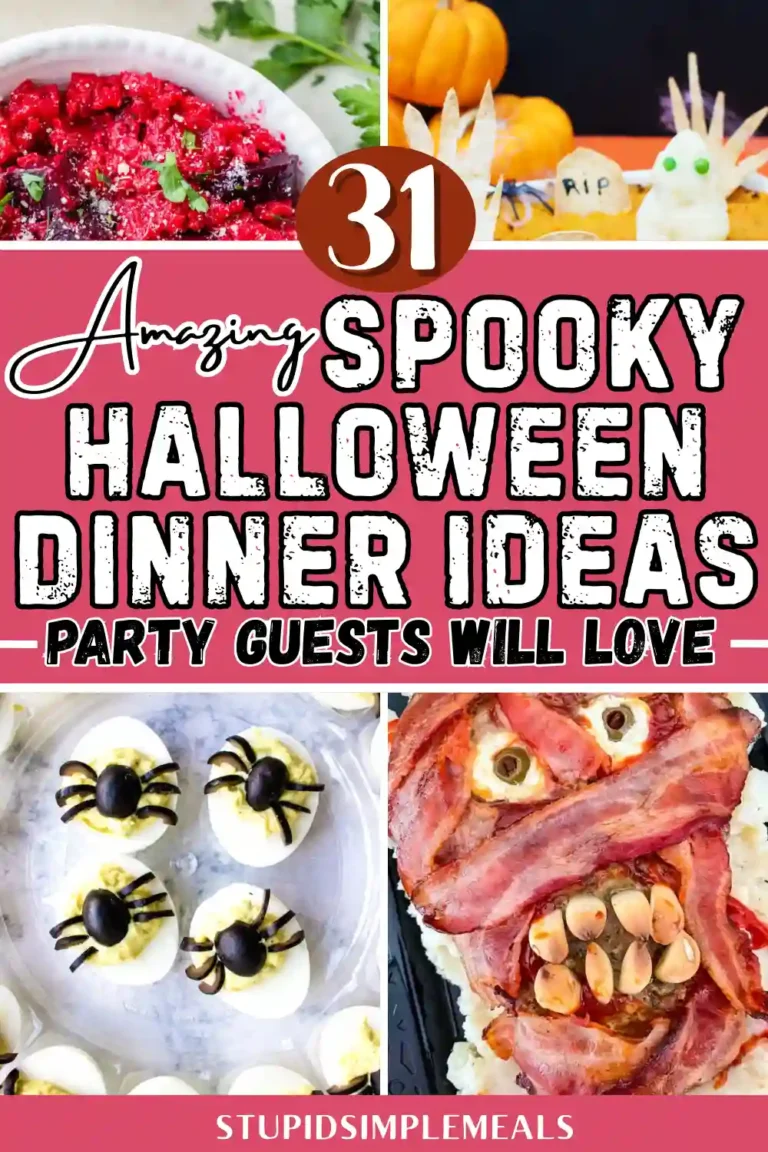 31 Spooky Halloween Dinner Ideas