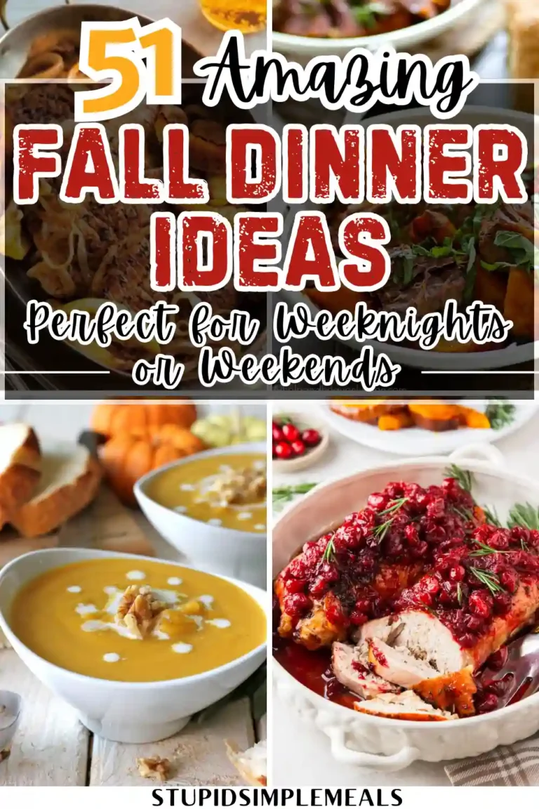 51 Fall Dinner Ideas