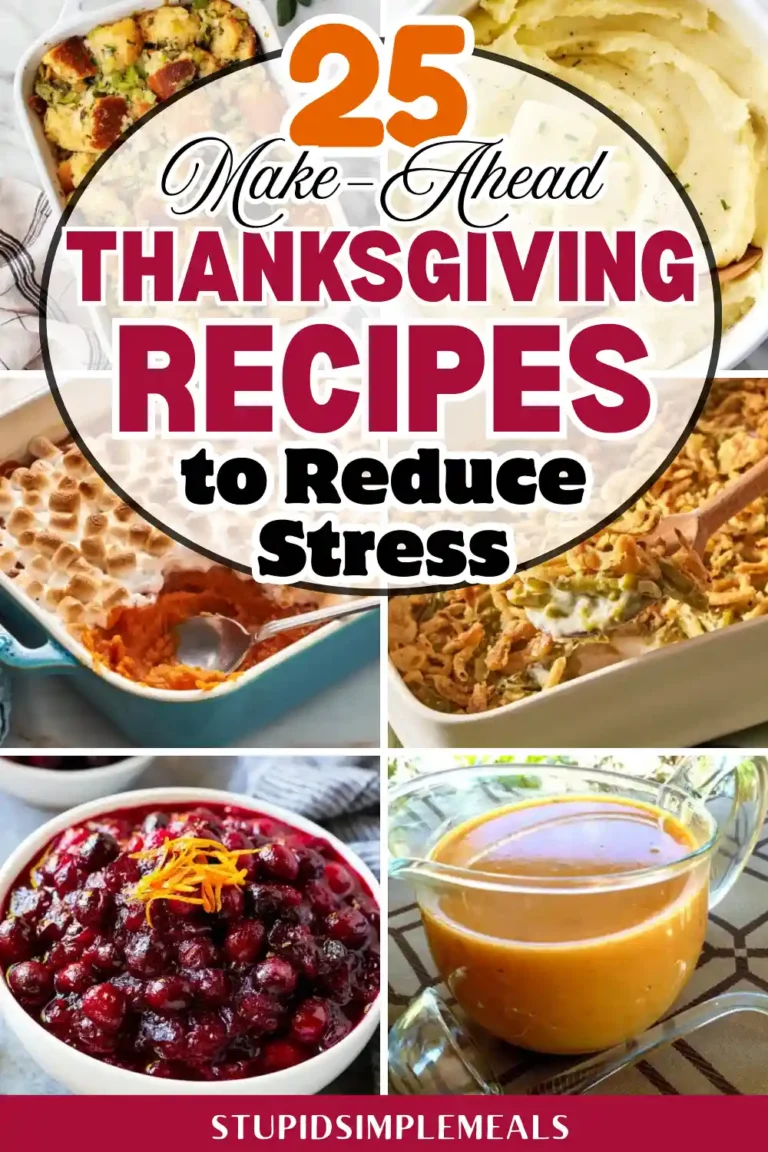 25 Make-Ahead Thanksgiving Recipes to Reduce Stress