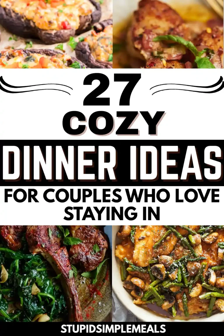 27 Romantic & Cozy Dinner Ideas for Two