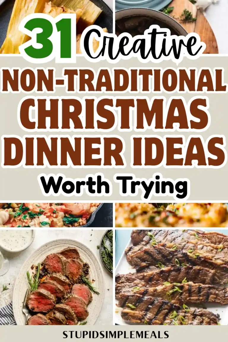 31 Easy Non-Traditional Christmas Dinner Ideas